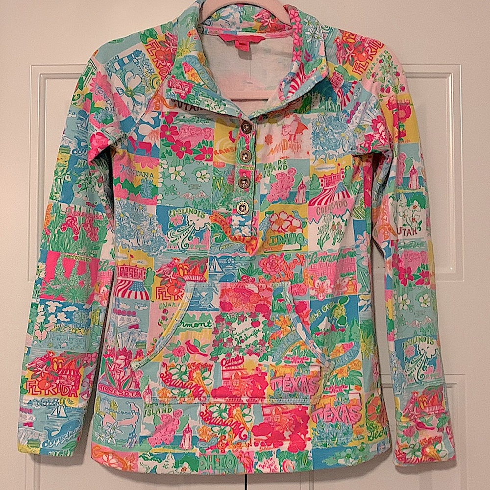LILLY PULITZER STATE OF MIND PRINT POPOVER